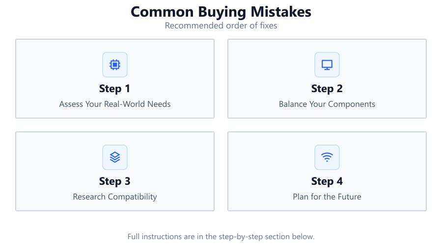 Common Buying Mistakes: Recommended order of fixes
