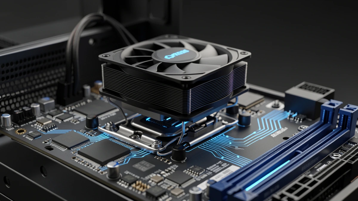 cpu cooler installation diagram